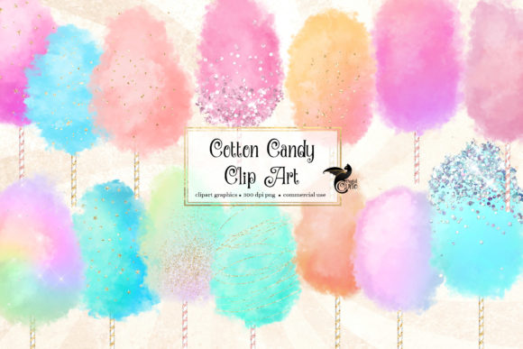 Download Cotton Candy Clipart - Candy Collection